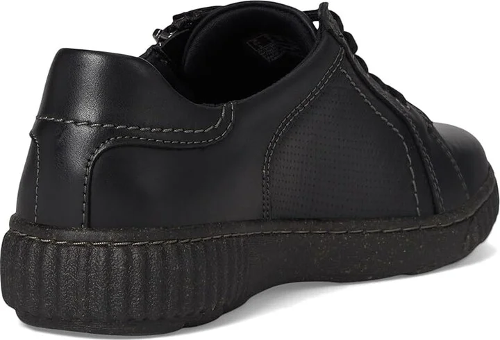 Clarks Caroline Janna Women's Shoes Black Leather : 6 D - Wide - Image 4