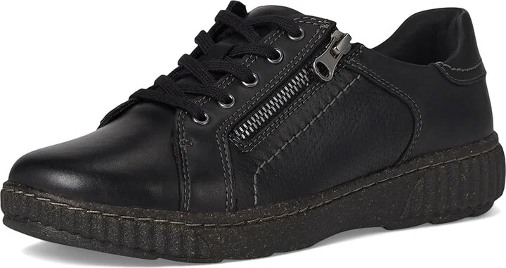 Clarks Caroline Janna Women's Shoes Black Leather : 6 D - Wide - Image 5