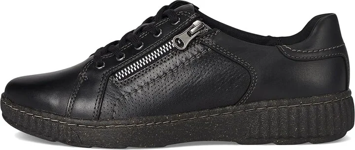 Clarks Caroline Janna Women's Shoes Black Leather : 6 D - Wide - Image 6