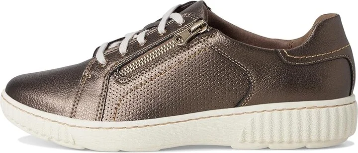 Clarks Caroline Janna Women's Shoes Bronze Leather : 7 B - Medium - Image 6