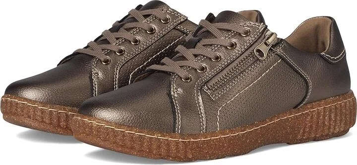 Clarks Caroline Janna Women's Shoes Bronze Metallic : 7 B - Medium, Leather