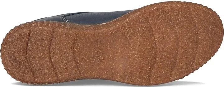 Clarks Caroline Janna Women's Shoes Dark Blue Leather : 5 B - Medium - Image 3