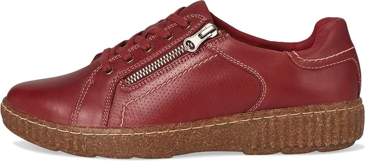 Clarks Caroline Janna Women's Shoes Red Leather : 6.5 B - Medium - Image 6