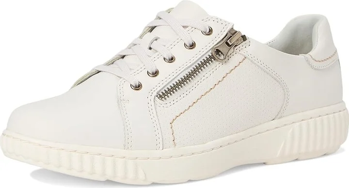 Clarks Caroline Janna Women's Shoes White Leather : 8 D - Wide - Image 5