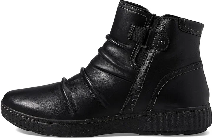 Clarks Caroline Orchid Women's Boots Black Leather : 9 B - Medium - Image 5