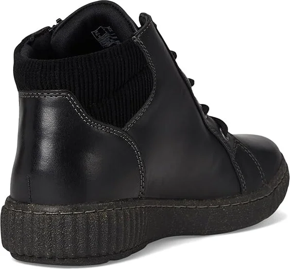 Clarks Caroline Park Women's Boots Black Combi Leather : 5 B - Medium, Textile/Leather - Image 4