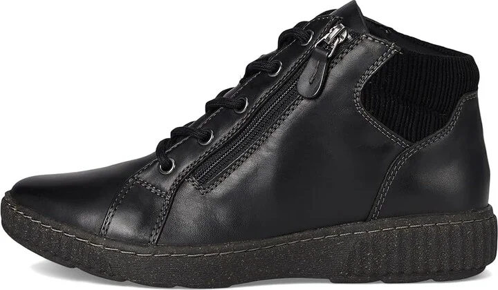 Clarks Caroline Park Women's Boots Black Combi Leather : 5 B - Medium, Textile/Leather - Image 6