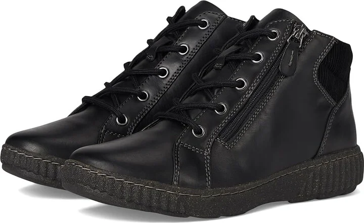 Clarks Caroline Park Women's Boots Black Combi Leather : 5 B - Medium, Textile/Leather