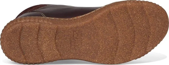 Clarks Caroline Park Women's Boots Wine Combi Leather : 5 B - Medium, Textile/Leather - Image 3