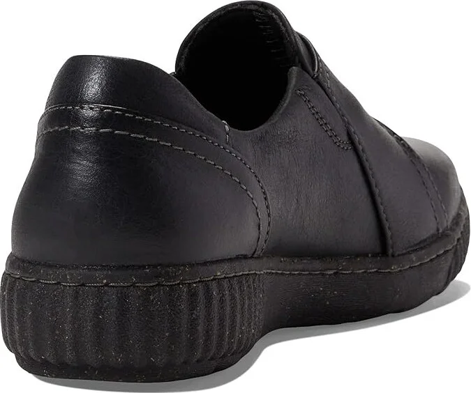 Clarks Caroline Pearl Women's Shoes Black Leather : 5 B - Medium - Image 4