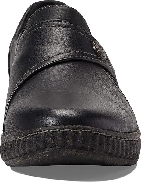 Clarks Caroline Pearl Women's Shoes Black Leather : 5 B - Medium - Image 5