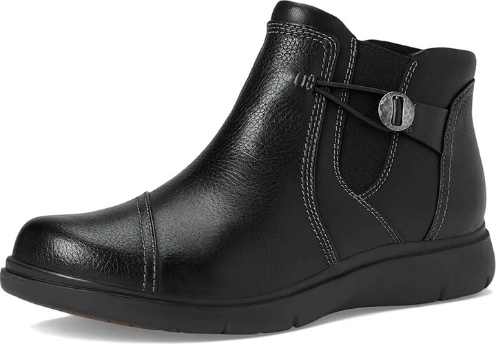 Clarks Certina Joy Women's Boots Black Leather : 8 C - Wide - Image 5