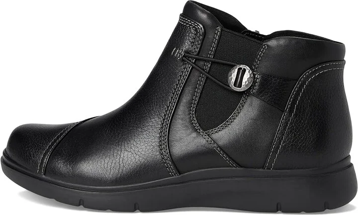 Clarks Certina Joy Women's Boots Black Leather : 8 C - Wide - Image 6