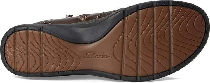 Clarks Certina Joy Women's Boots Dark Brown Leather : 8.5 B - Medium - Image 3