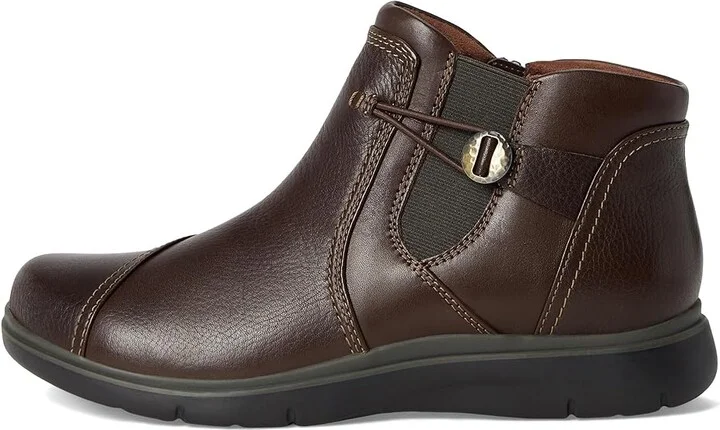 Clarks Certina Joy Women's Boots Dark Brown Leather : 8.5 B - Medium - Image 6
