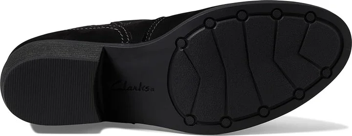 Clarks Charlten Ave Women's Boots Black Nubuck : 5.5 B - Medium, Leather - Image 3