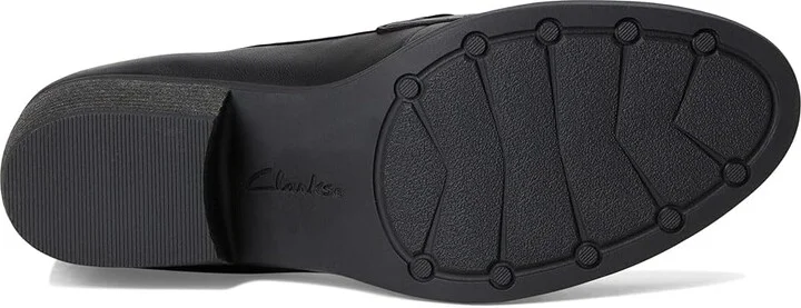 Clarks Charlten Echo High Women's Heels Black Leather : 8 B - Medium, Leather/Rubber - Image 3
