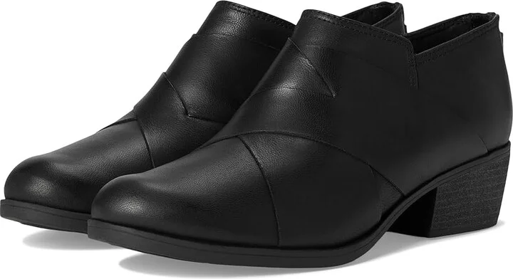 Clarks Charlten Gema Women's Flat Shoes Black Leather : 6.5 D - Wide, Leather/Rubber