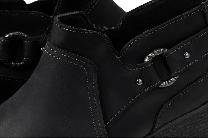 Clarks Charlten Grace Women's Boots Black Oily : 7 D - Wide, Leather - Image 5