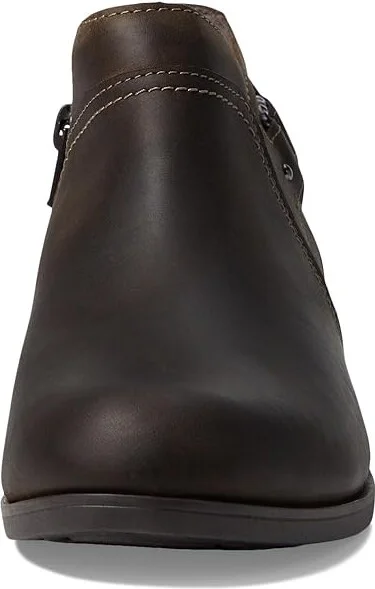 Clarks Charlten Grace Women's Boots Taupe Oily : 5.5 B - Medium, Leather - Image 2