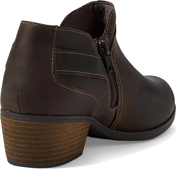 Clarks Charlten Grace Women's Boots Taupe Oily : 5.5 B - Medium, Leather - Image 4