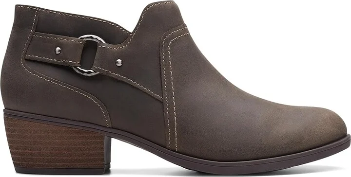 Clarks Charlten Grace Women's Boots Taupe Oily : 5.5 B - Medium, Leather - Image 7