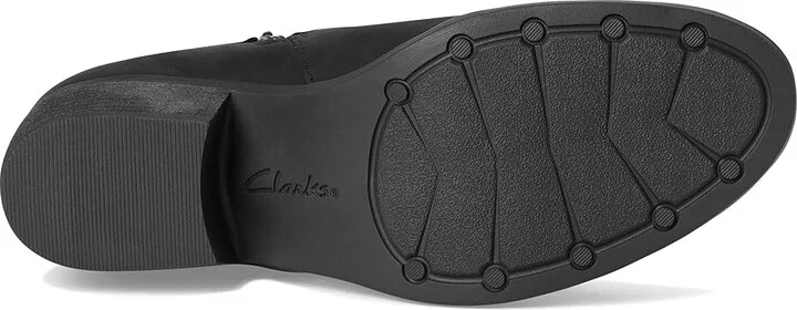 Clarks Charlten Rae Women's Boots Black Oily Leather : 5.5 B - Medium - Image 3