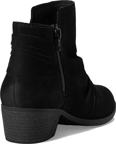 Clarks Charlten Rosa Women's Boots Black Nubuck : 10 B - Medium, Leather - Image 4