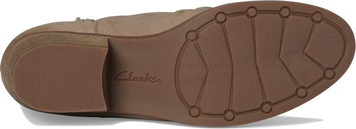 Clarks Charlten Rosa Women's Boots Dark Taupe Nubuck : 5.5 B - Medium, Leather - Image 3