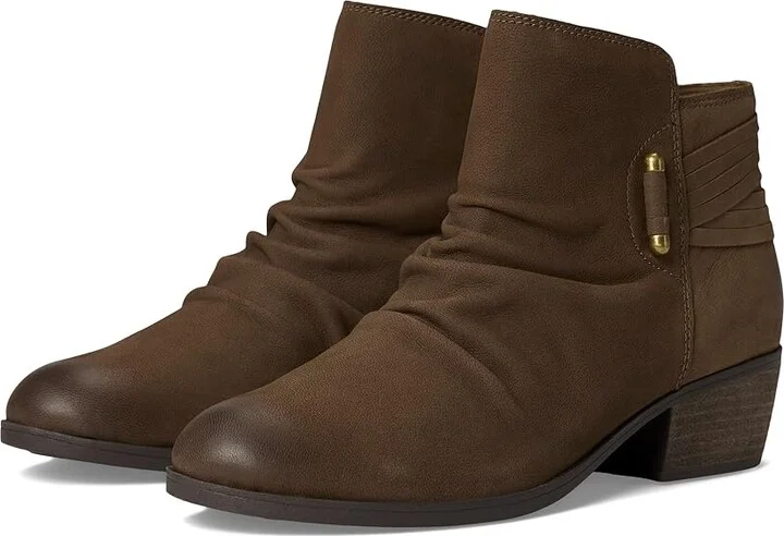 Clarks Charlten Rosa Women's Boots Mushroom Nubuck : 9.5 D - Wide, Leather
