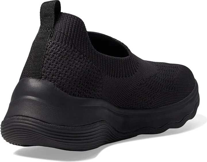 Clarks Circuit Path Women's Flat Shoes Black/Black Textile : 8 B - Medium, Synthetic - Image 4