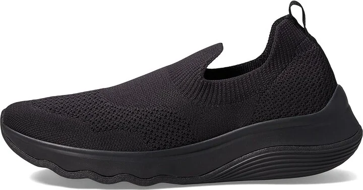Clarks Circuit Path Women's Flat Shoes Black/Black Textile : 8 B - Medium, Synthetic - Image 6