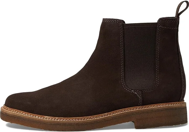 Clarks Clarkdale Easy Men's Boots Dark Brown Suede : 7.5 D - Medium, Leather/Textile - Image 5