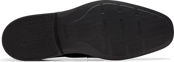 Clarks Clarkslite Tie Men's Lace Up Wing Tip Shoes Black Combi : 8 EE - Wide, Leather - Image 3