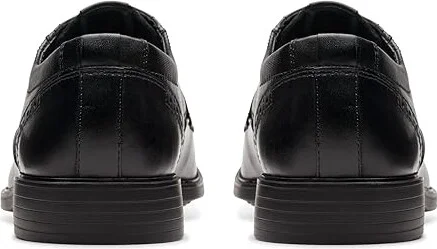 Clarks Clarkslite Tie Men's Lace Up Wing Tip Shoes Black Combi : 8 EE - Wide, Leather - Image 4