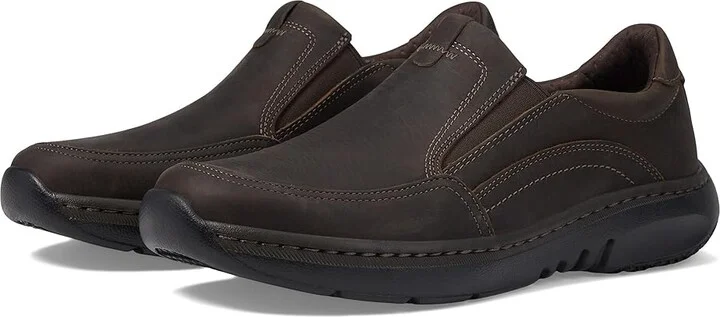Clarks Clarkspro Step Men's Lace-up Boots Dark Brown Tumbled Leather : 10.5 D - Medium, Leather/Rubber