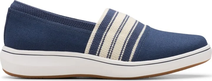 Clarks Cloudsteppers Women's Breeze Sky Mist Slip-On Shoes - Image 7