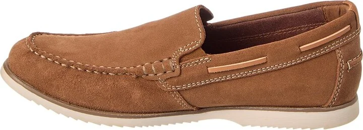 Clarks Collection Noonan Step Suede Boat Shoe - Image 2