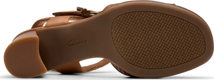 Clarks Collection Women's Ambyrlyn Faye Block Heel Sandals - Image 4