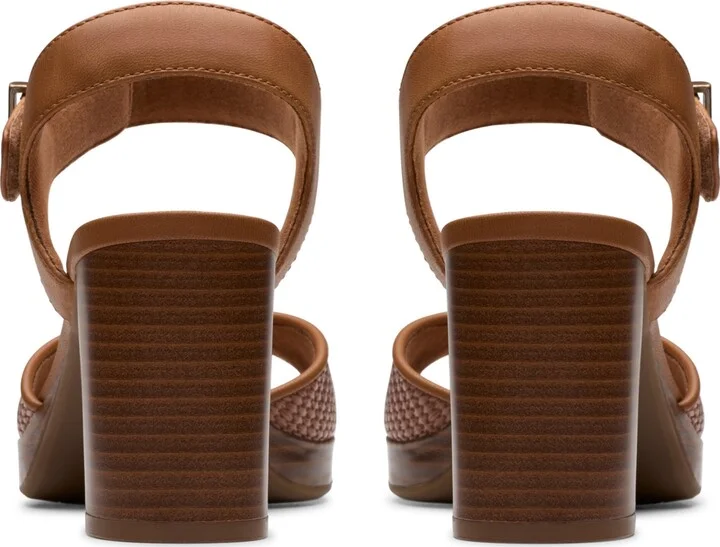 Clarks Collection Women's Ambyrlyn Faye Block Heel Sandals - Image 6