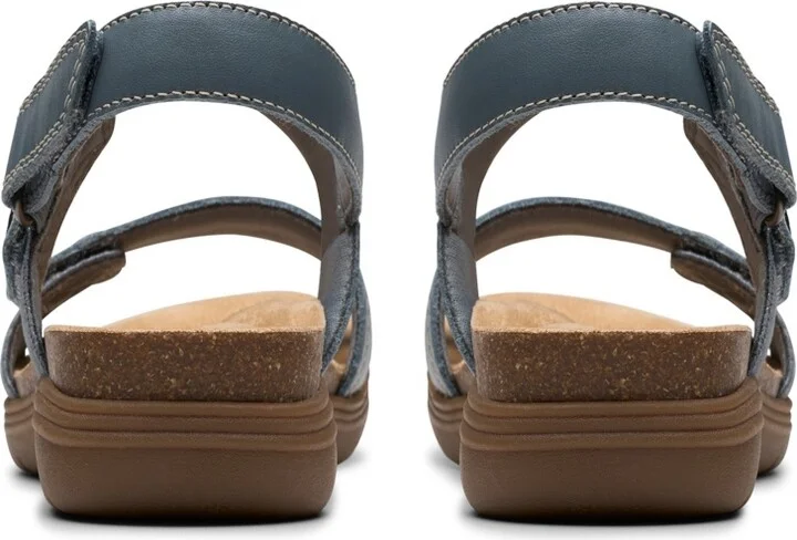 Clarks Collection Women's April Clover Riptape Flat Sandals - Image 6
