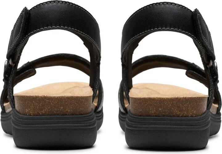Clarks Collection Women's April Clover Riptape Flat Sandals - Image 11