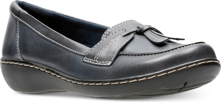 Navy Leather