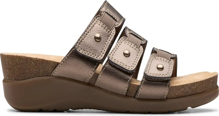 Clarks Collection Women's Calenne Lily Wedge Sandals - Image 2