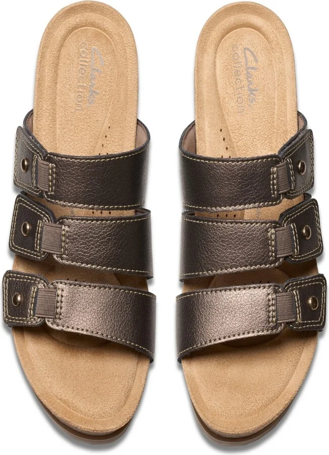 Clarks Collection Women's Calenne Lily Wedge Sandals - Image 4