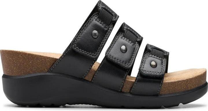 Clarks Collection Women's Calenne Lily Wedge Sandals - Image 7