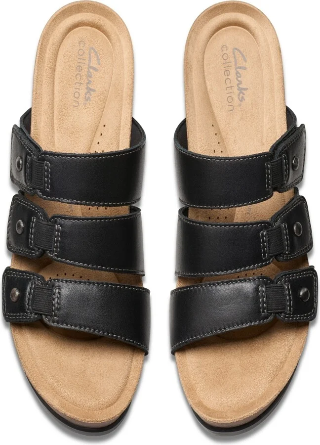 Clarks Collection Women's Calenne Lily Wedge Sandals - Image 9
