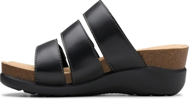 Clarks Collection Women's Calenne Lily Wedge Sandals - Image 11