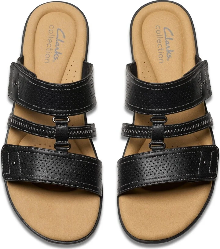 Clarks Collection Women's Elizabelle Ave Slip-On Flat Sandals - Image 6