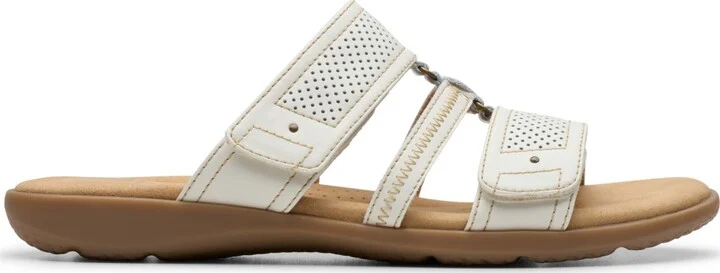 Clarks Collection Women's Elizabelle Ave Slip-On Flat Sandals - Image 7